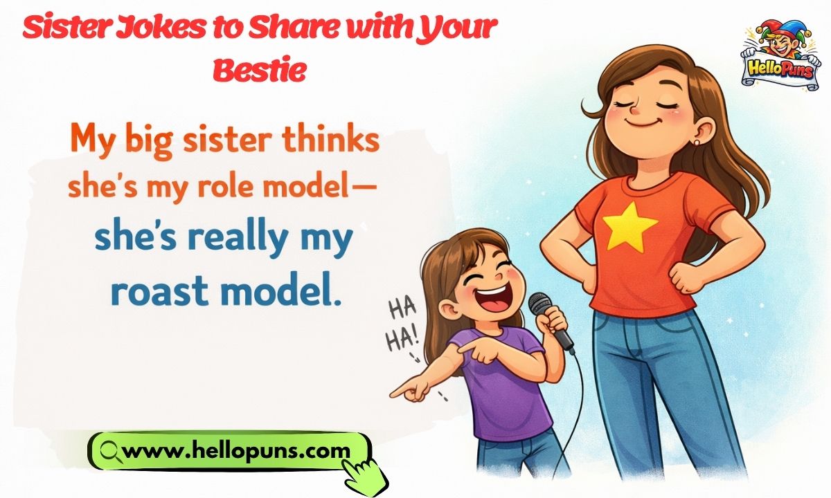 Sister Jokes to Share with Your Bestie