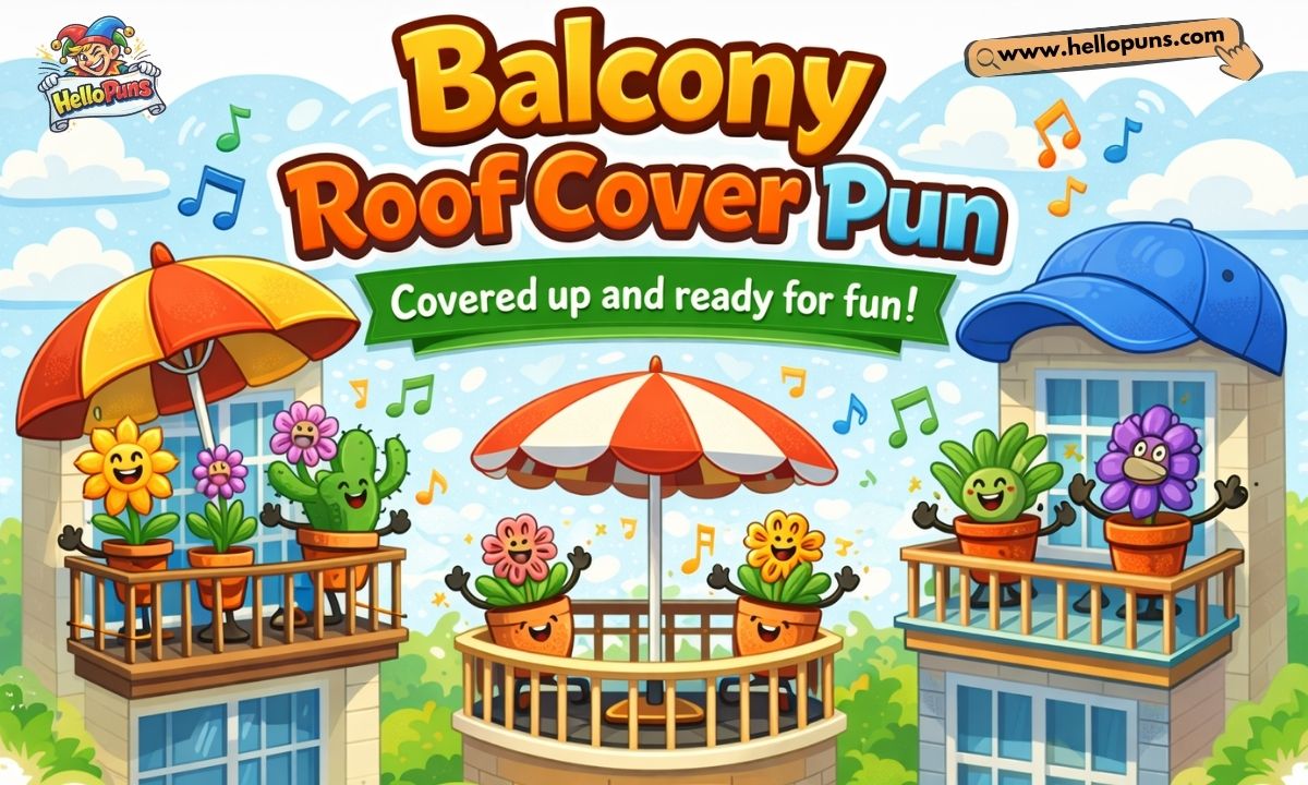 balcony roof cover puns
