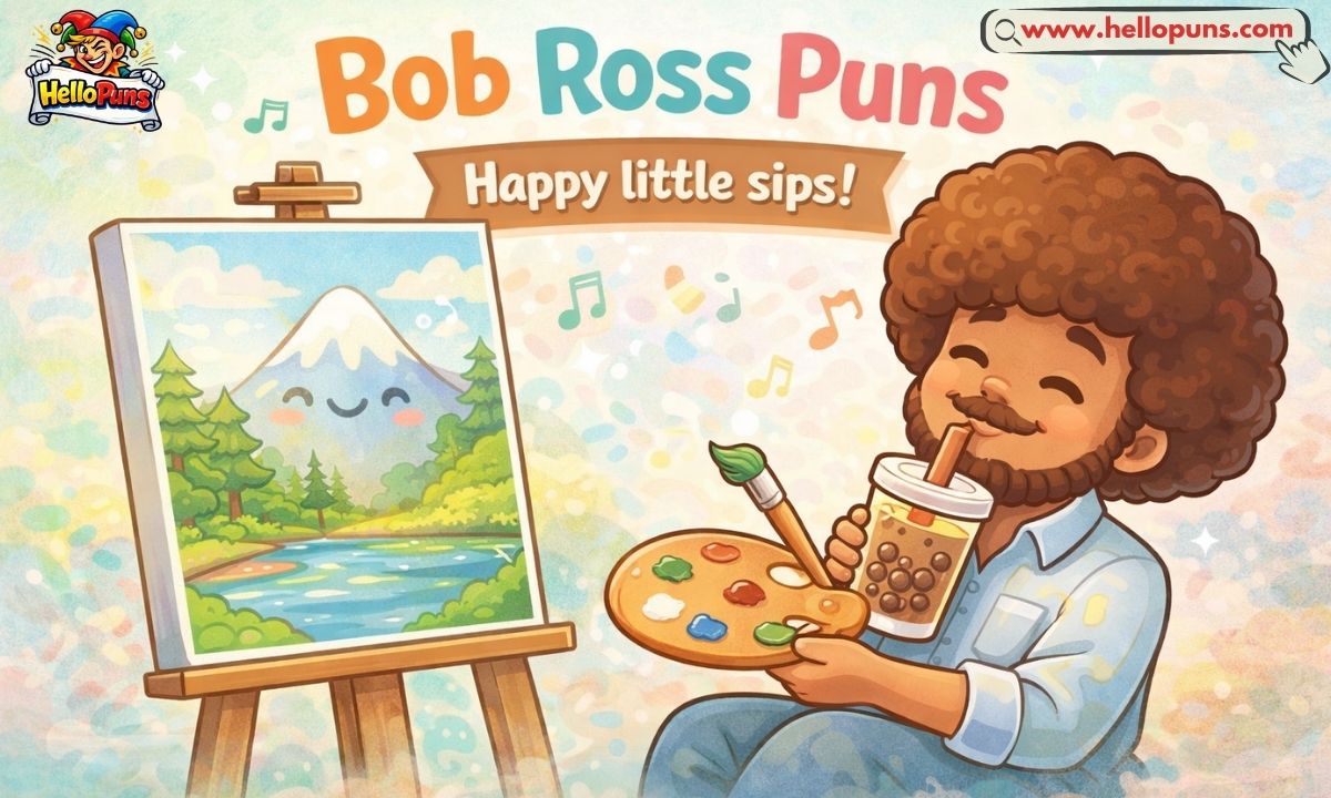 bob ross puns