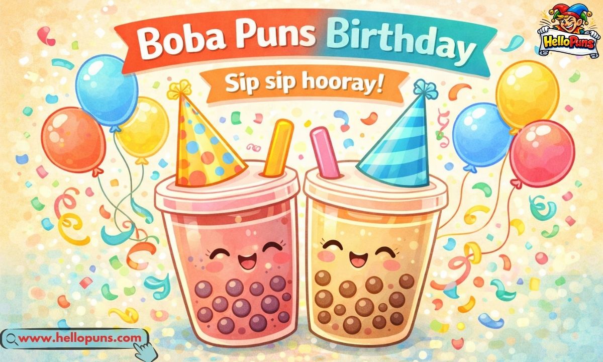 boba birthday puns