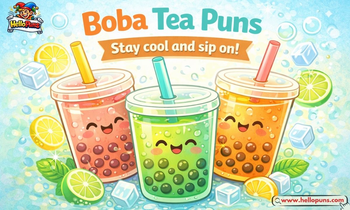 boba tea puns