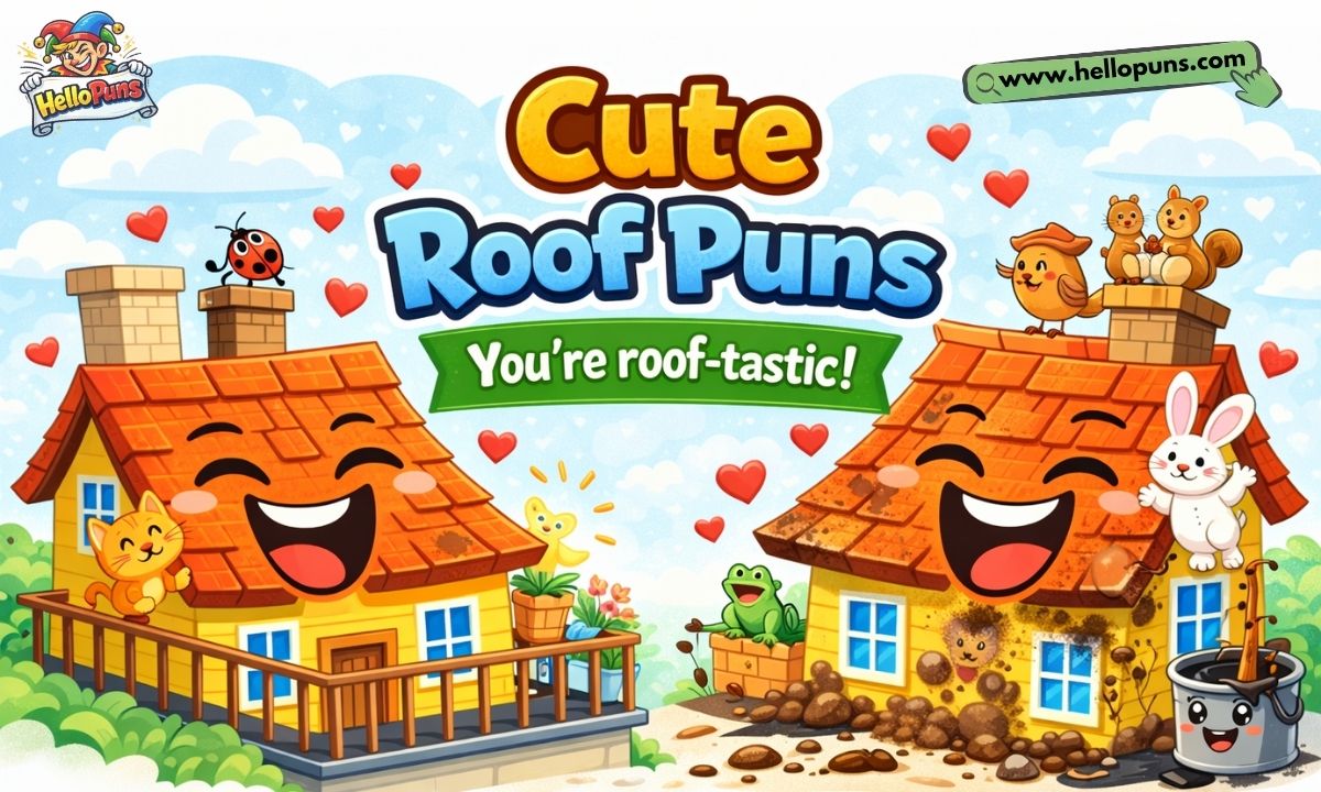 cute roof puns