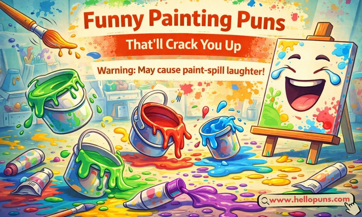 funny painting puns