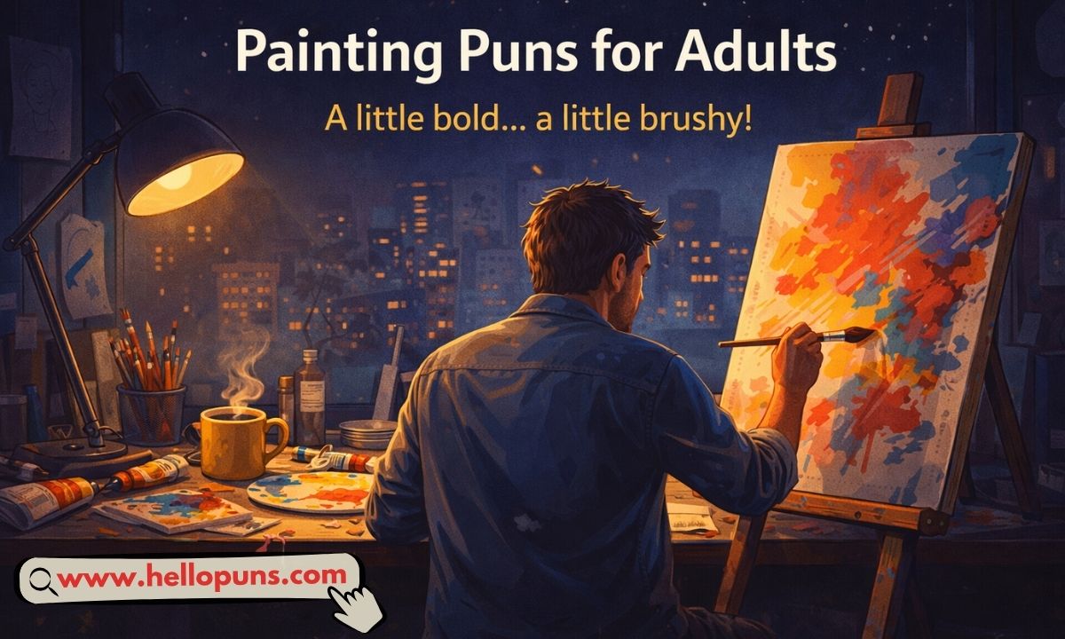 painting puns for adults
