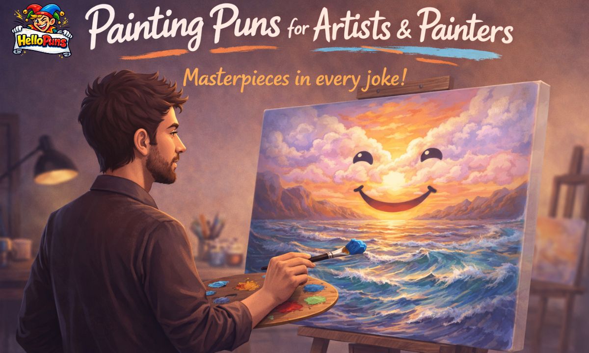 painting puns for artist