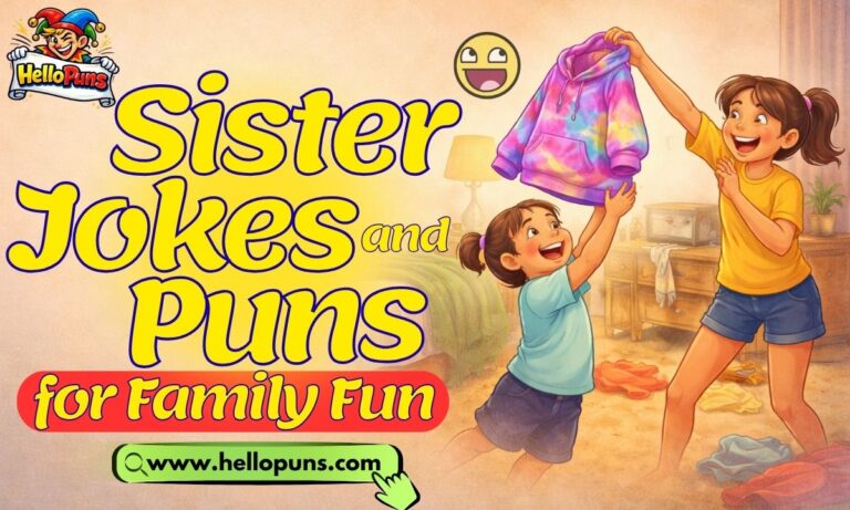 181+ hilarious sister jokes and puns for family fun