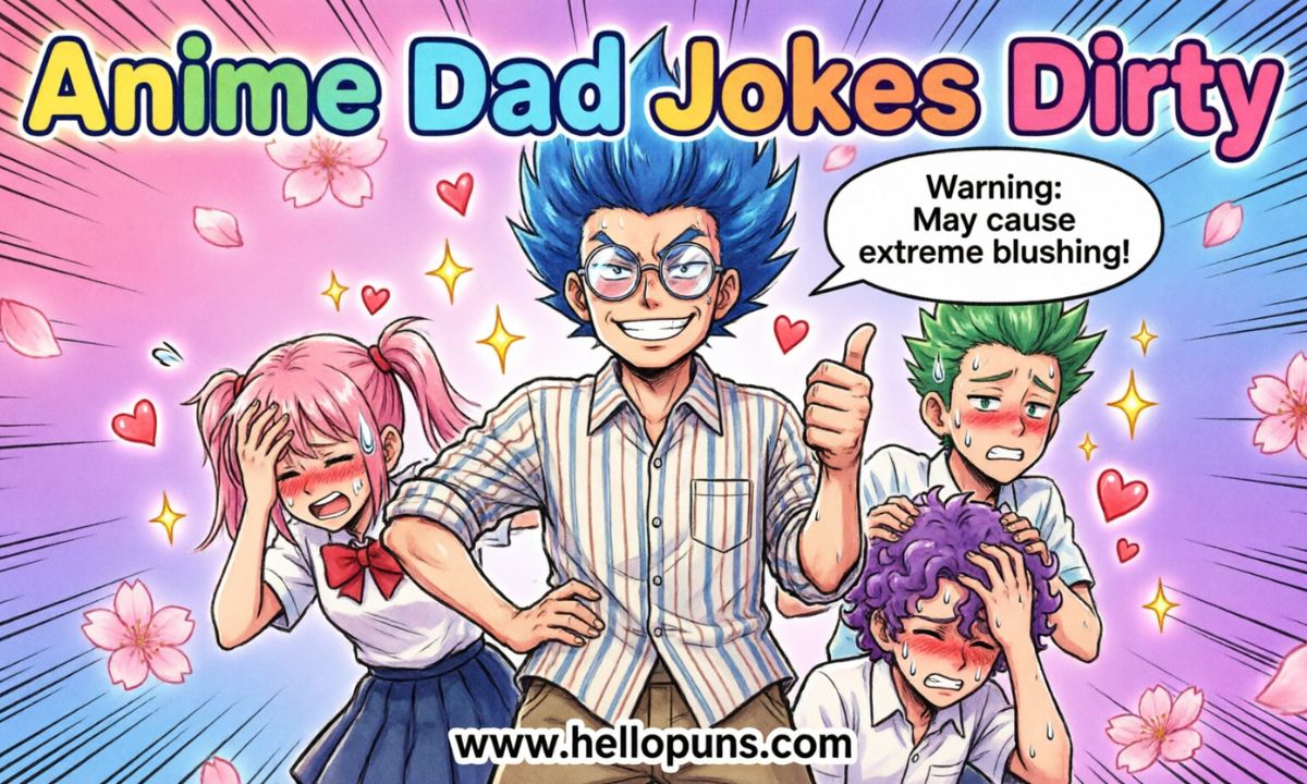 Anime Dad Jokes dirty