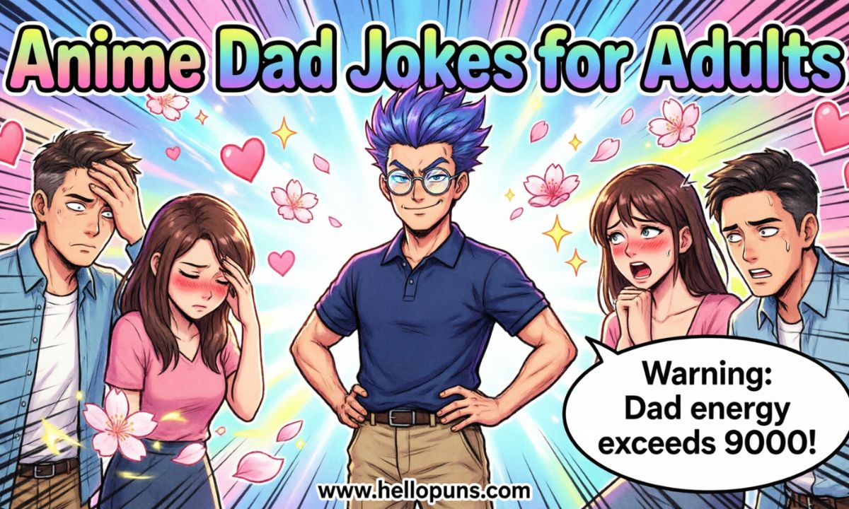 Anime Dad Jokes for adults