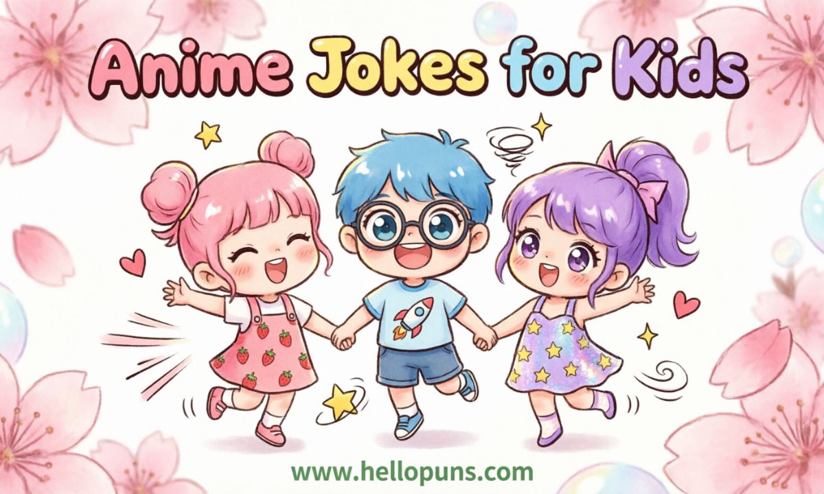 Anime Dad Jokes for kids
