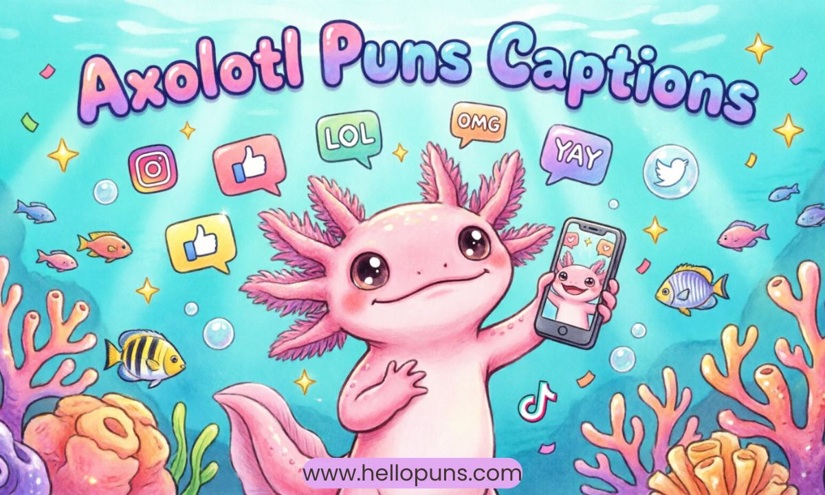 Axolotl Love Captions