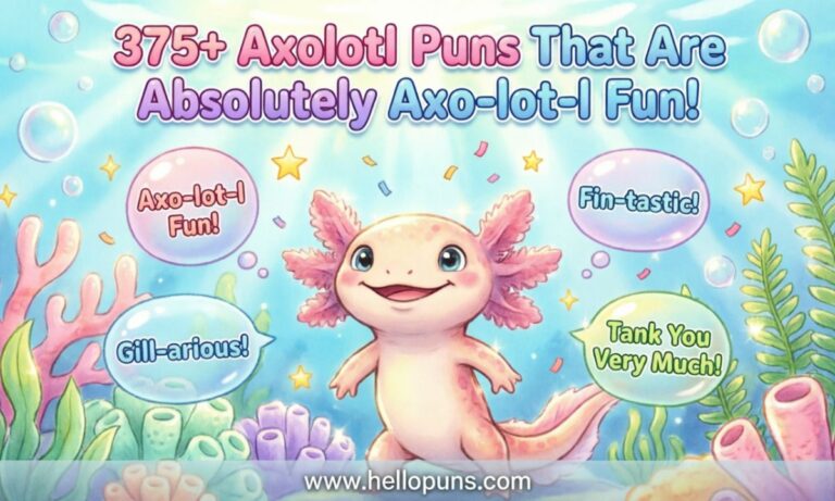 Axolotl Puns
