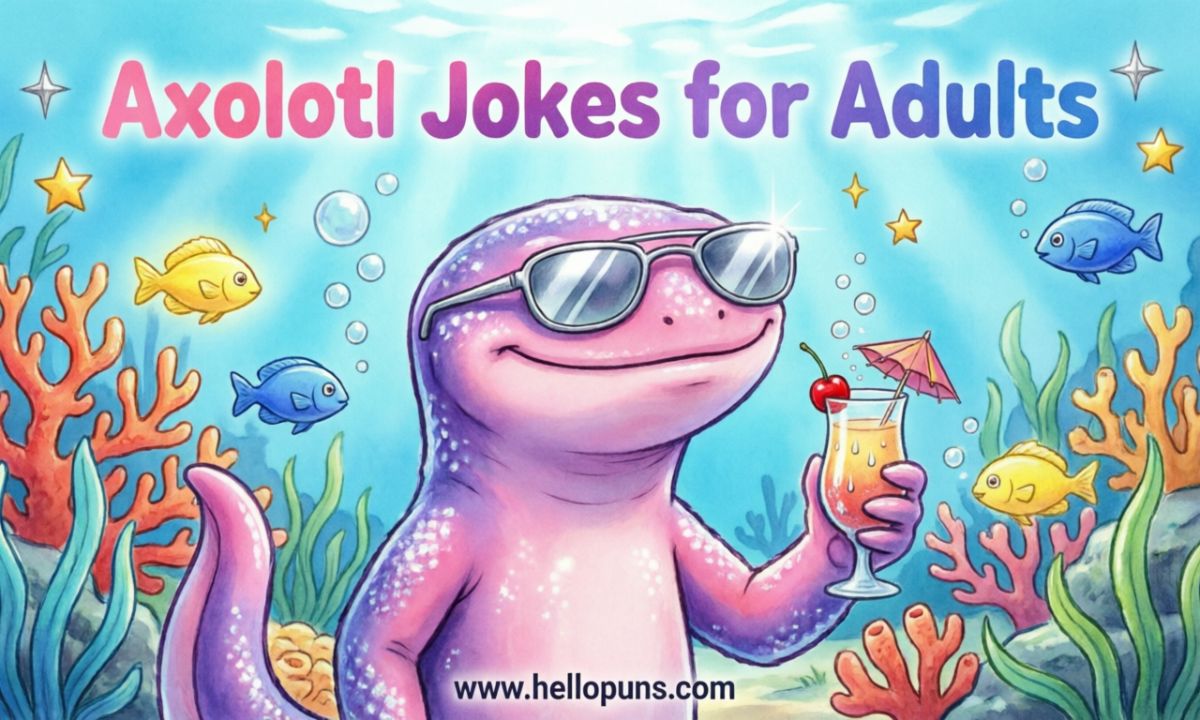 Axolotl Puns for Adults