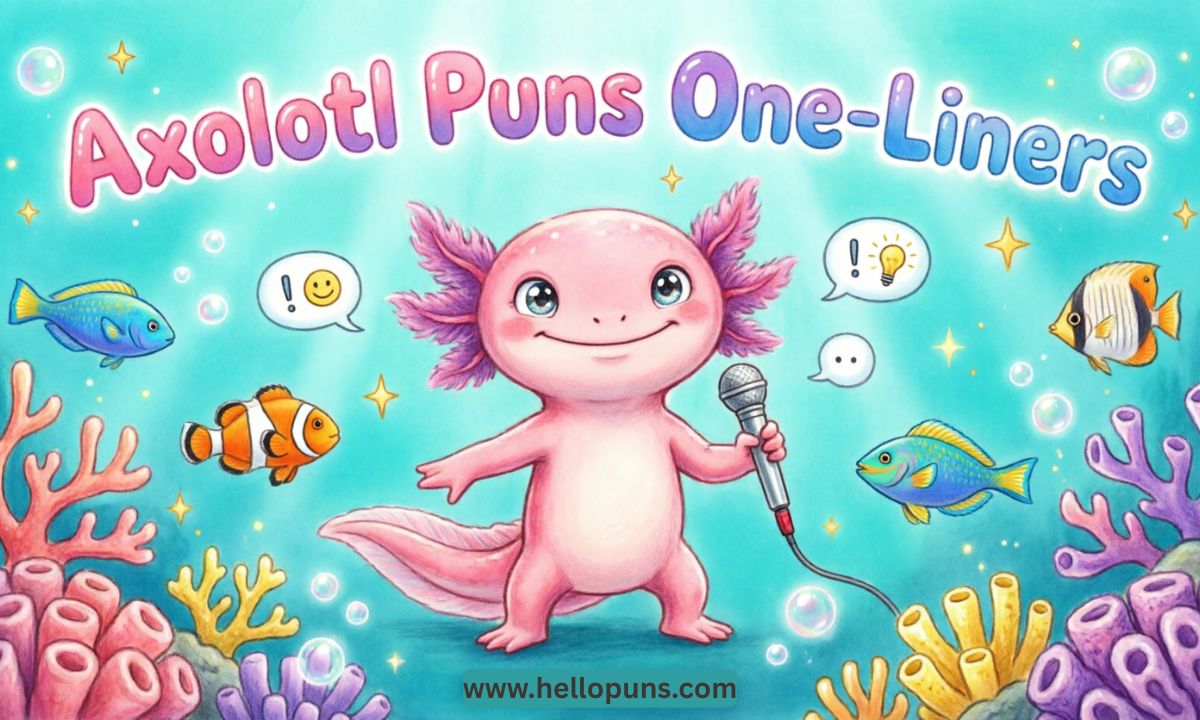 Axolotl Puns one liners