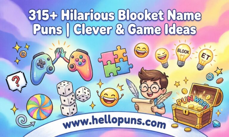 Blooket Name Puns