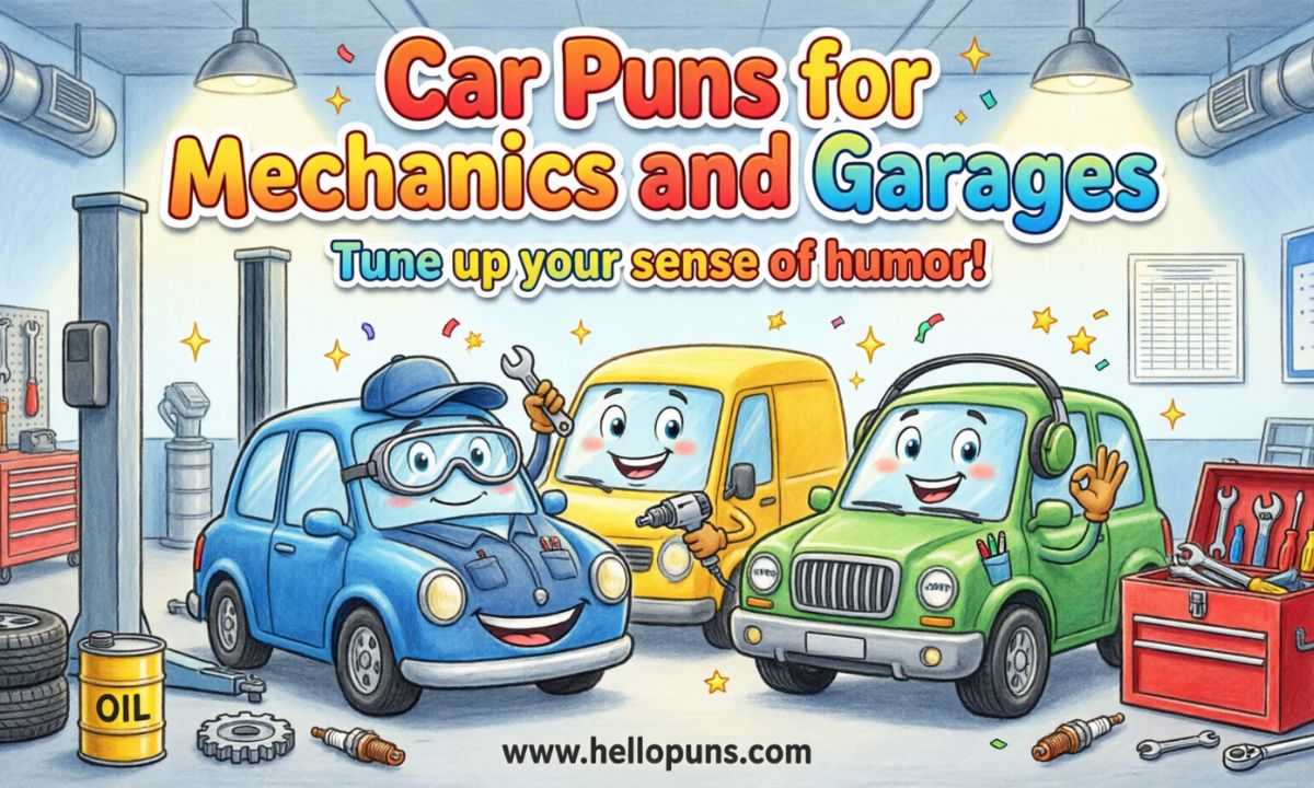 Car Puns for Mechanics and Garages