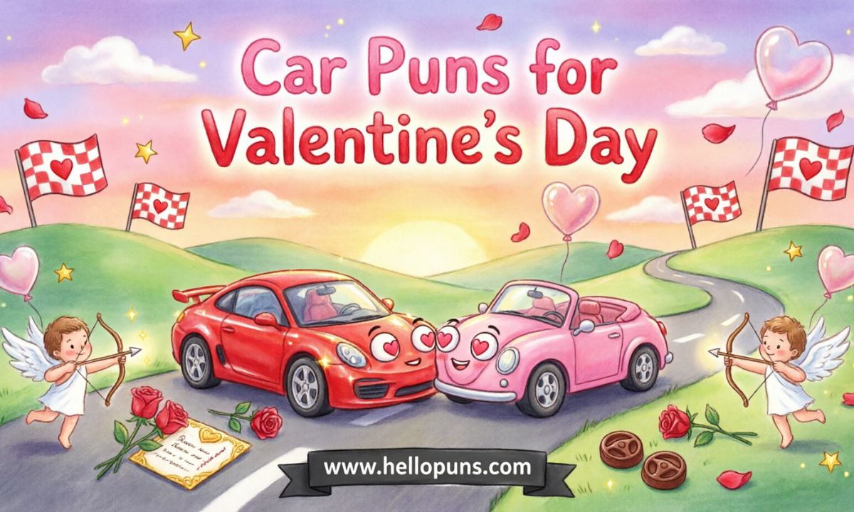 Car Puns for Valentine's Day