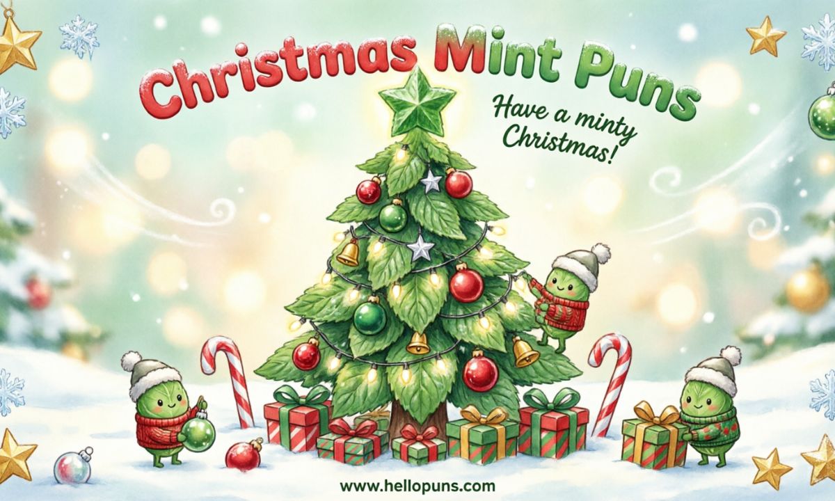 Christmas mint puns