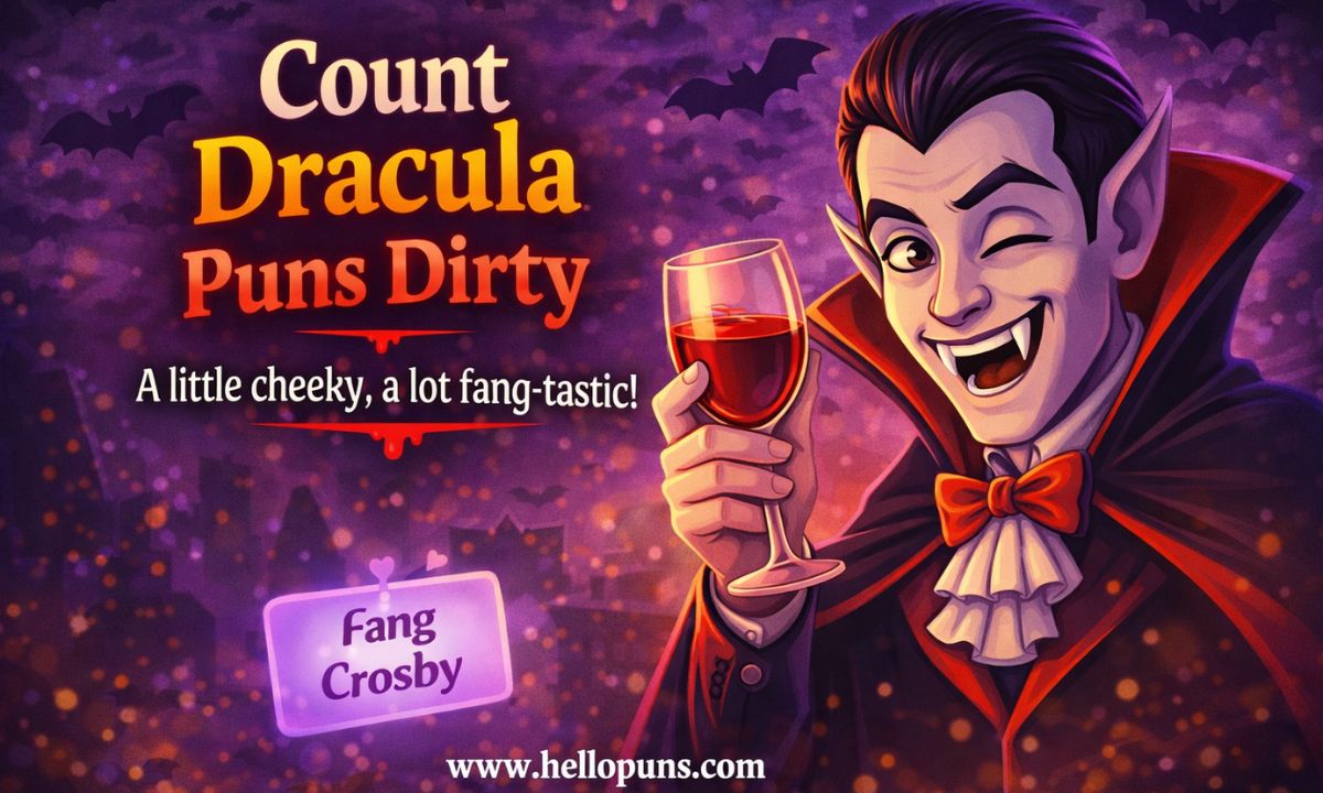 Count Dracula Puns Dirty