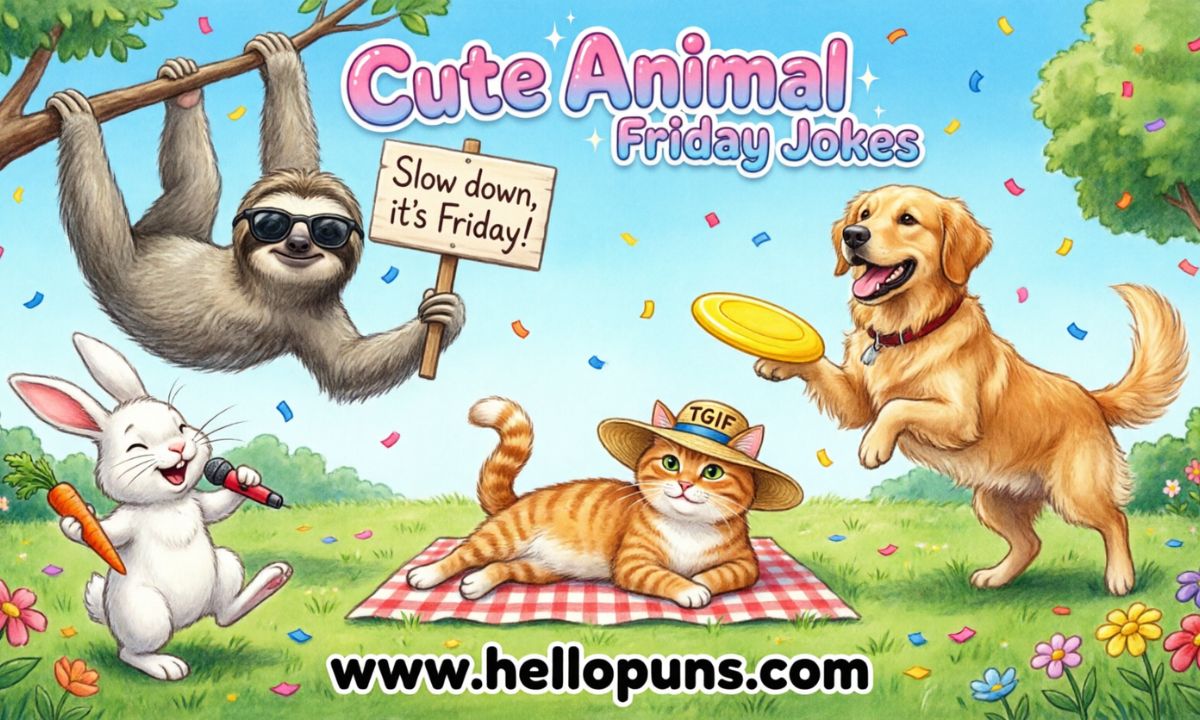 Cute Animal Friday Jokes