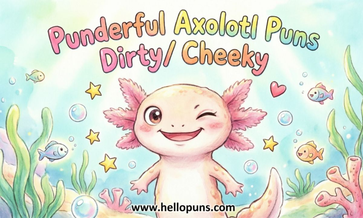 Dirty Axolotl Puns