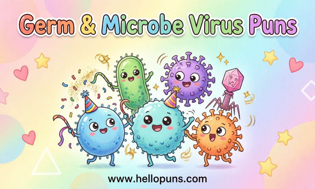 Germ & Microbe Virus Puns