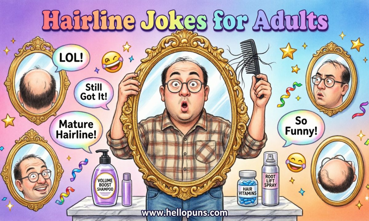 Hairline Jokes for Adults