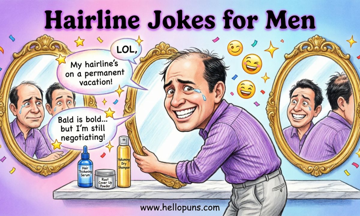 Hairline Jokes for Men