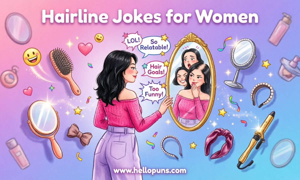 Hairline Jokes for Women