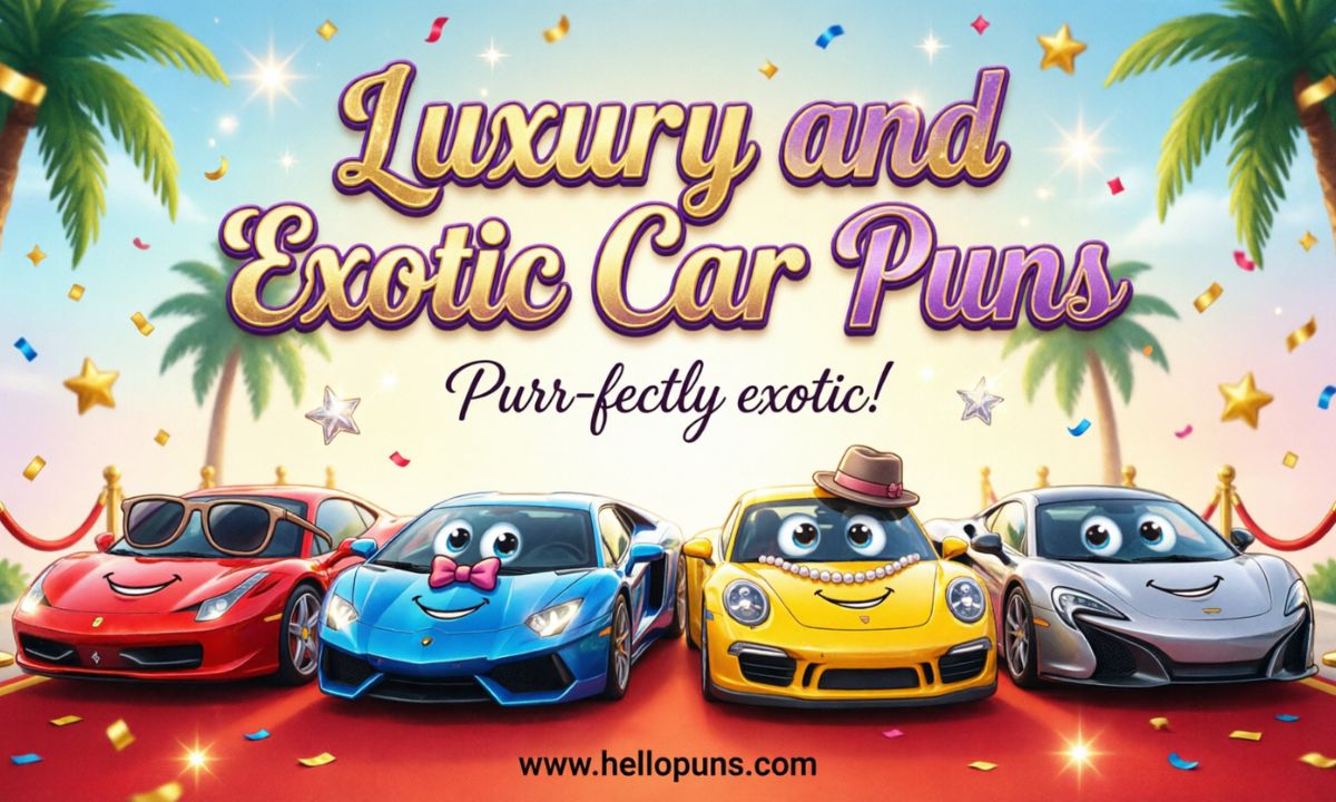 Luxury Car Puns