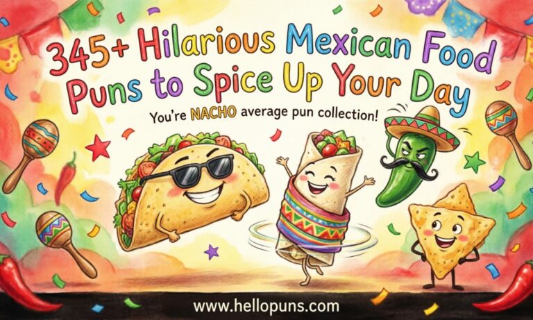 345 plus hilarious Mexican food puns and taco jokes to spice up your day