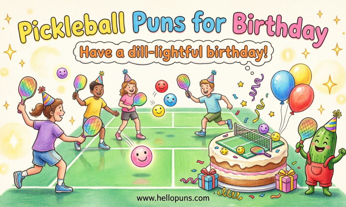 Pickleball Puns for Birthday