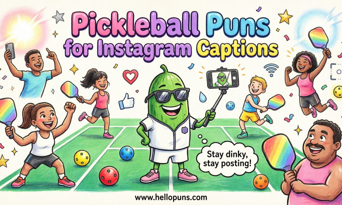 Pickleball Puns for Instagram Captions