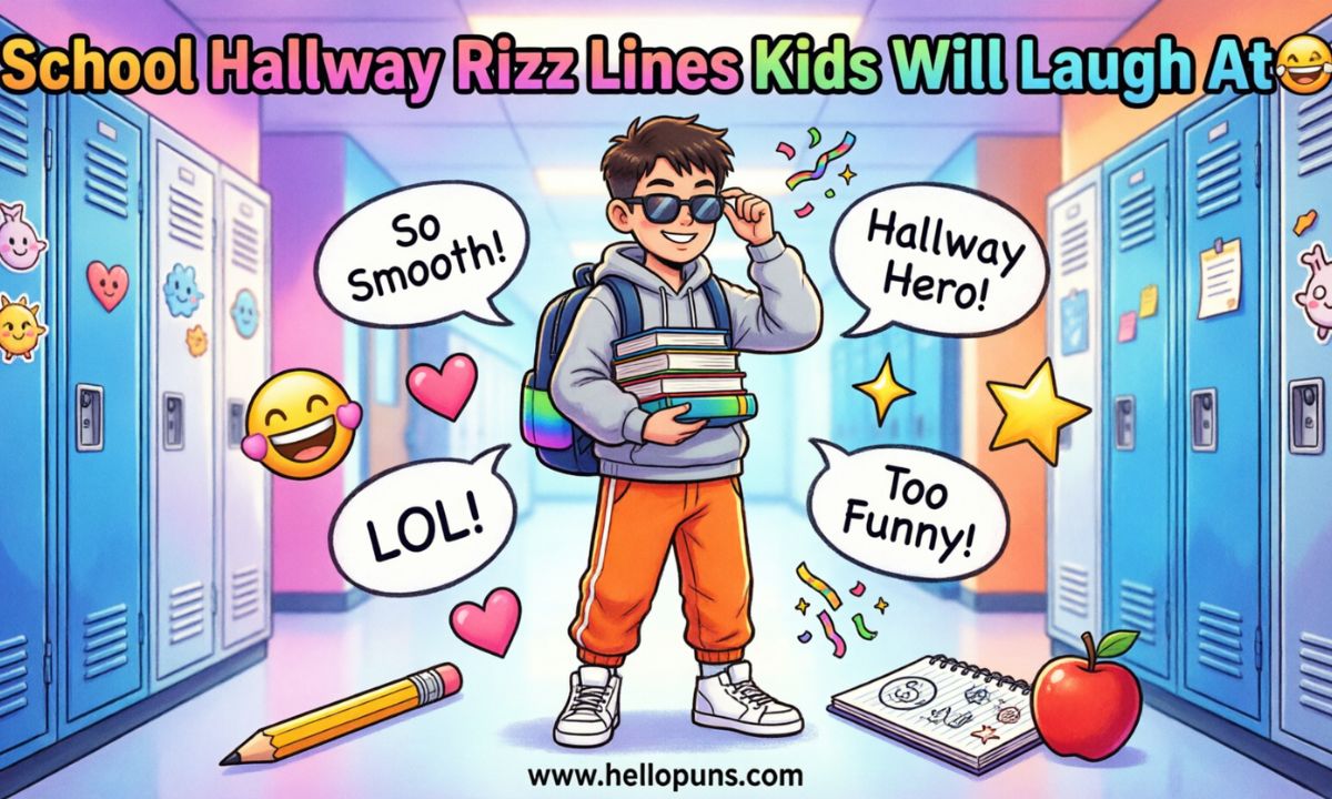 School Hallway Rizz Lines Kids Will Laugh At