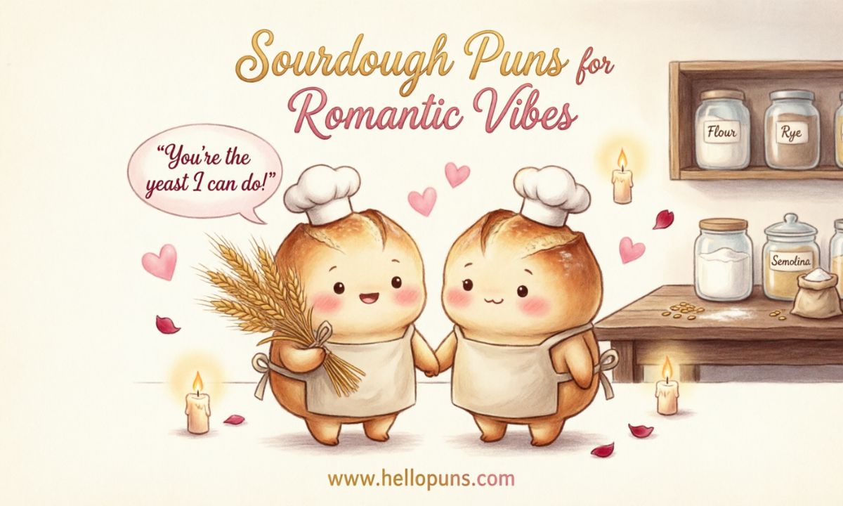 Sourdough Puns for Romantic Vibes