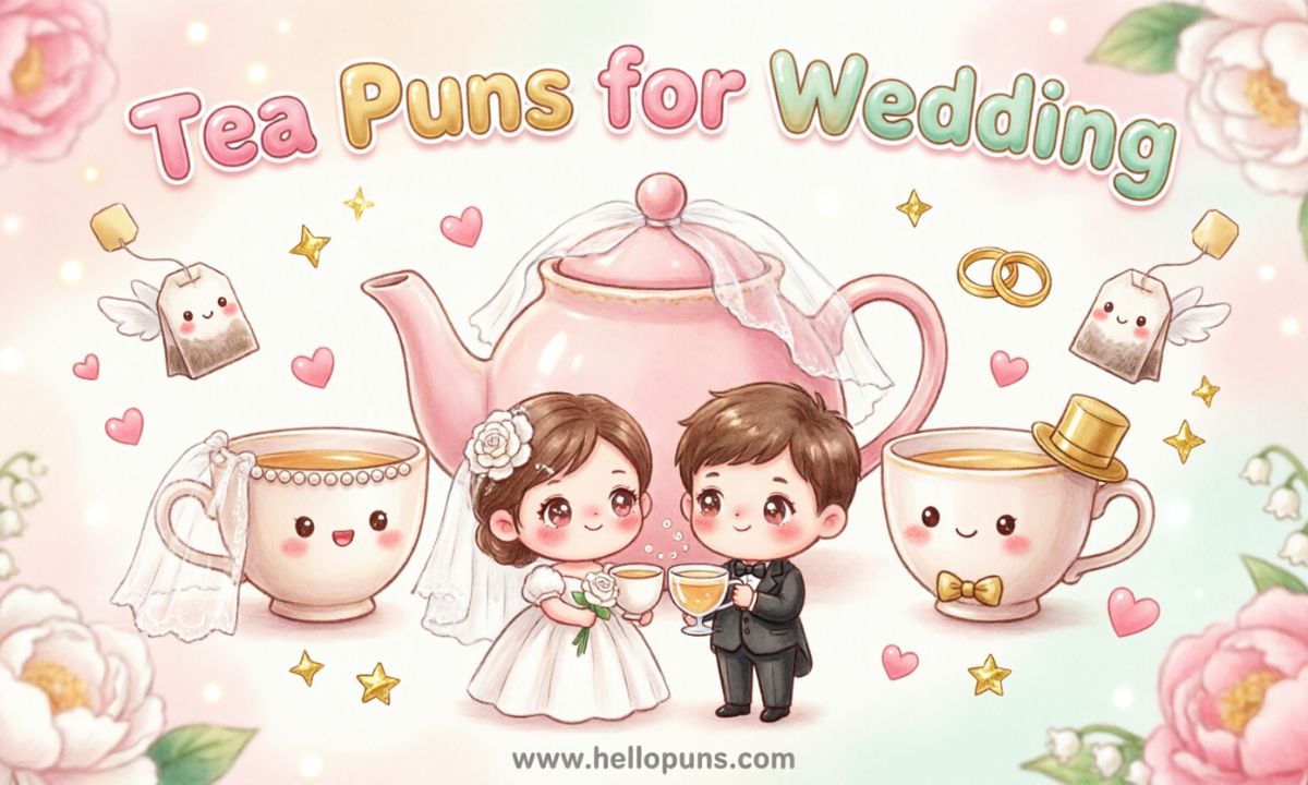 Tea Puns for Wedding