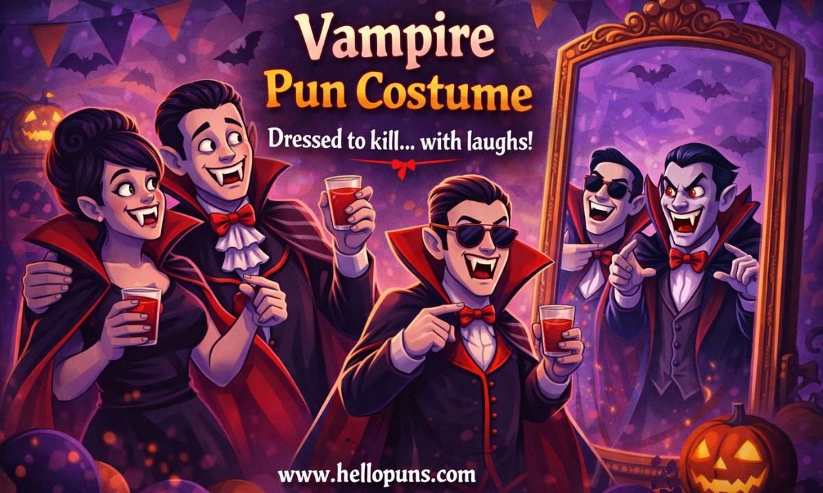 Vampire Pun Costume