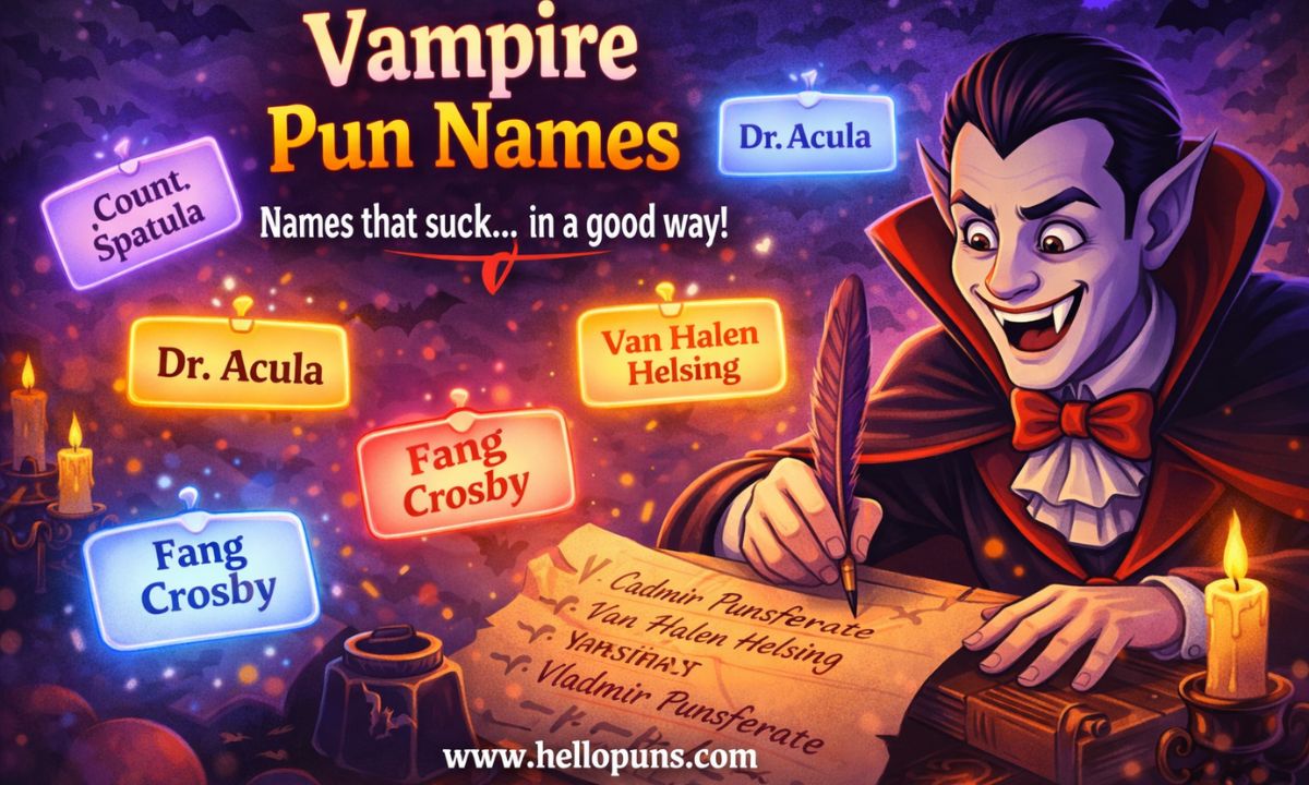 Vampire Pun Names