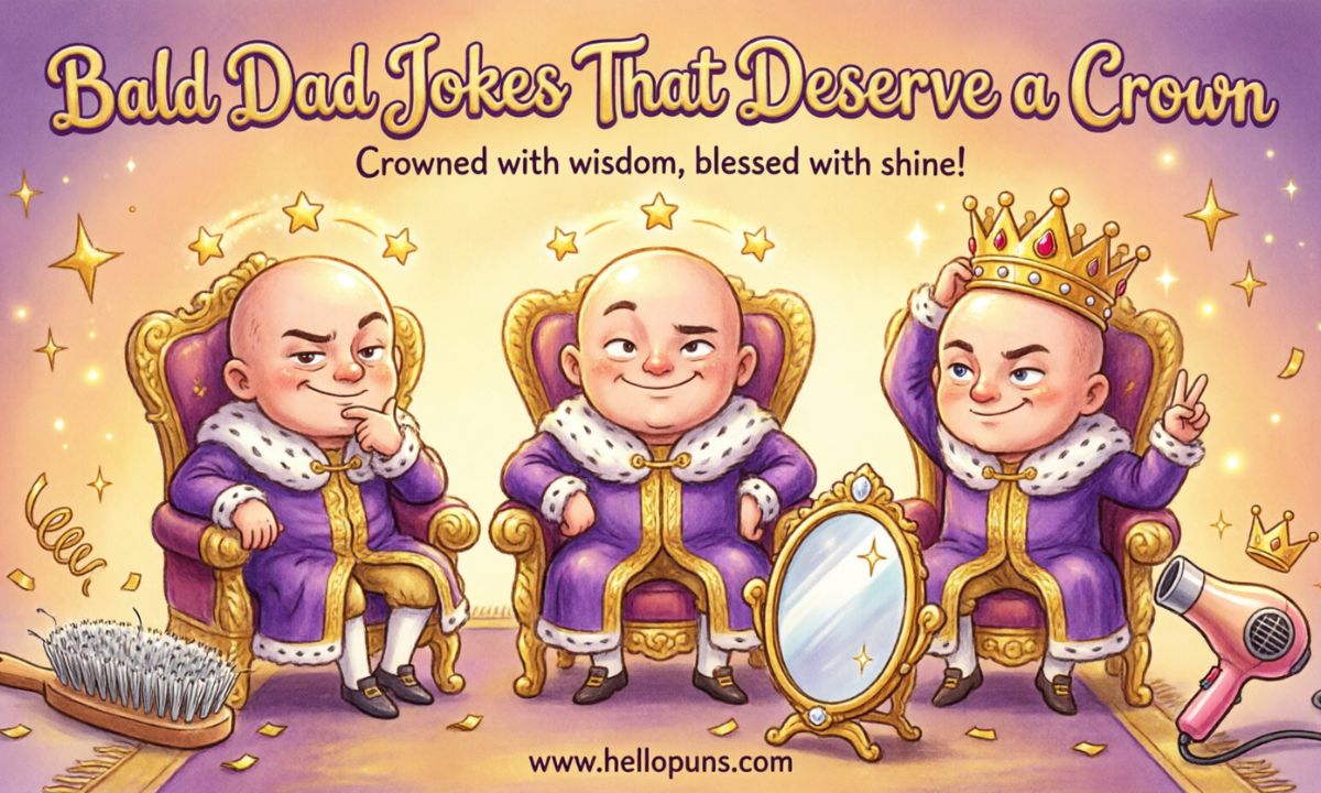 bald jokes crown