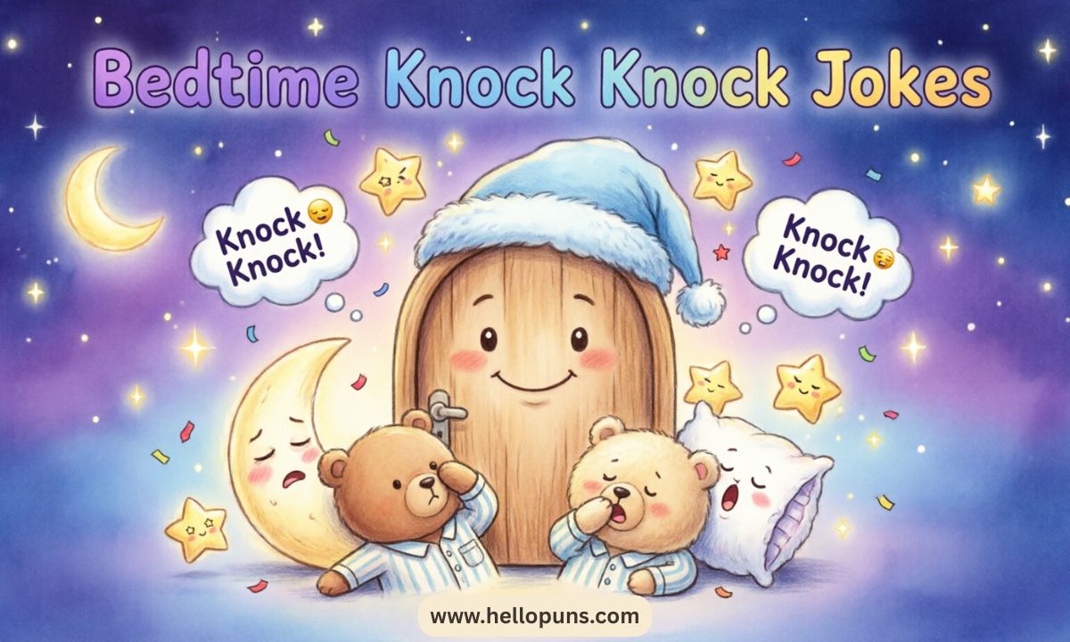 bedtime Knock Knock Jokes