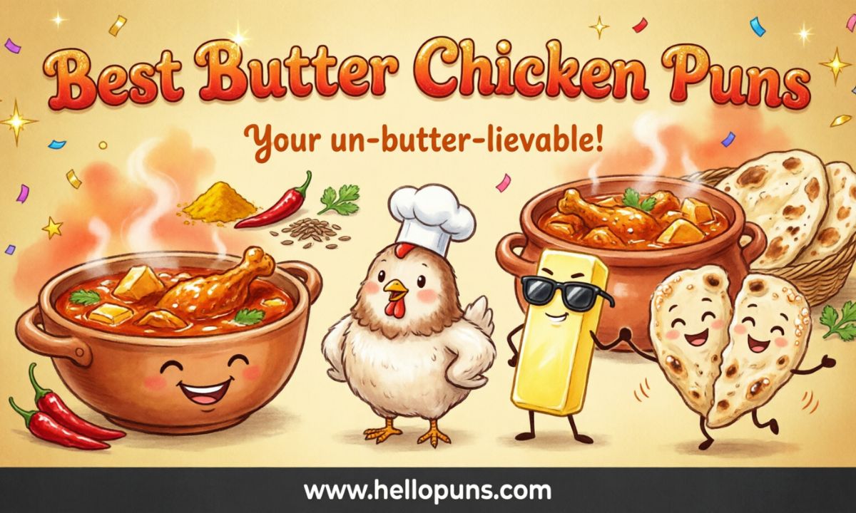 best butter chicken puns