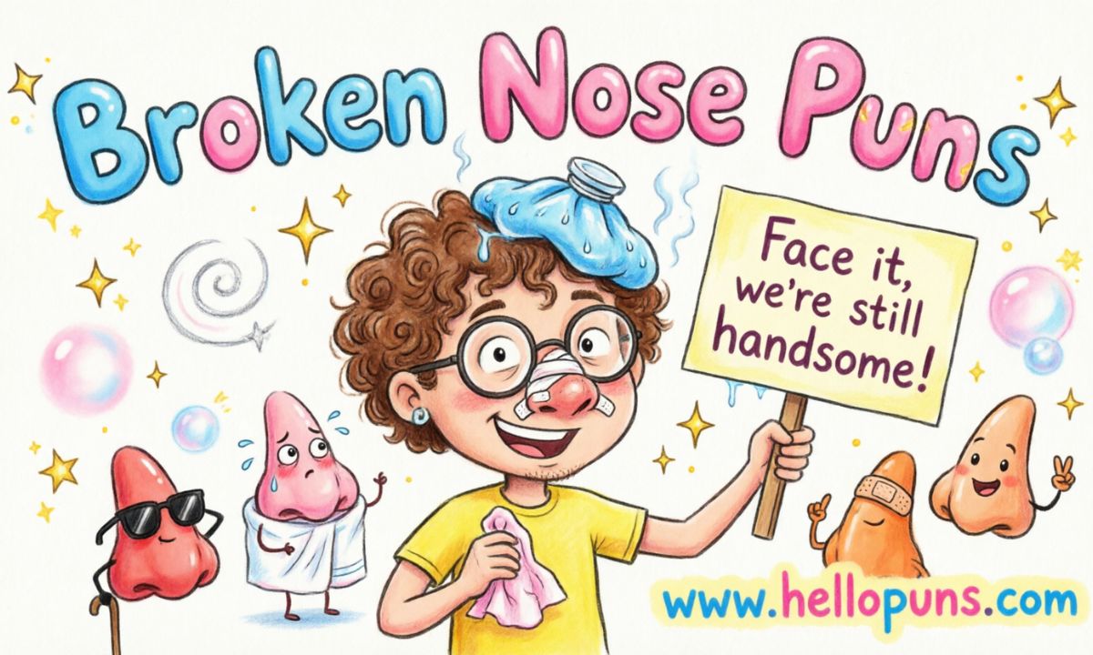broken nose puns