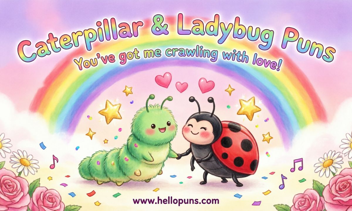 caterpillar and ladybug puns