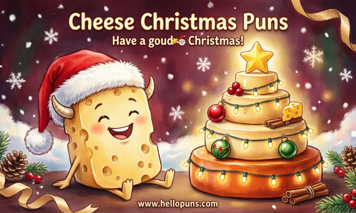 christmas cheese puns
