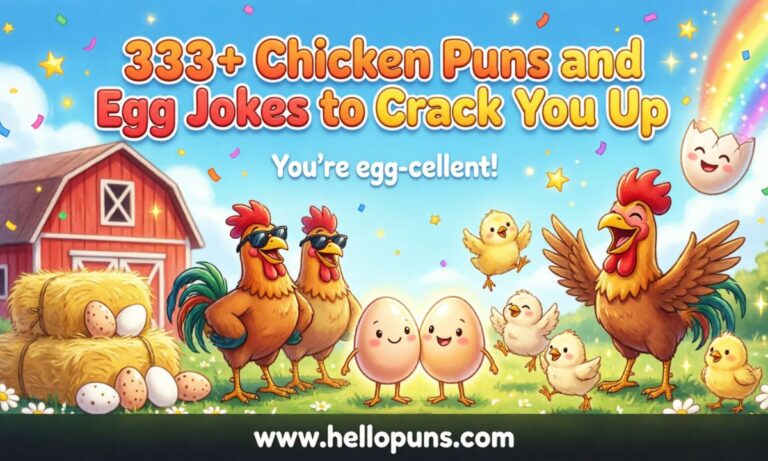 333 plus hilarious chicken puns and egg jokes to crack you up
