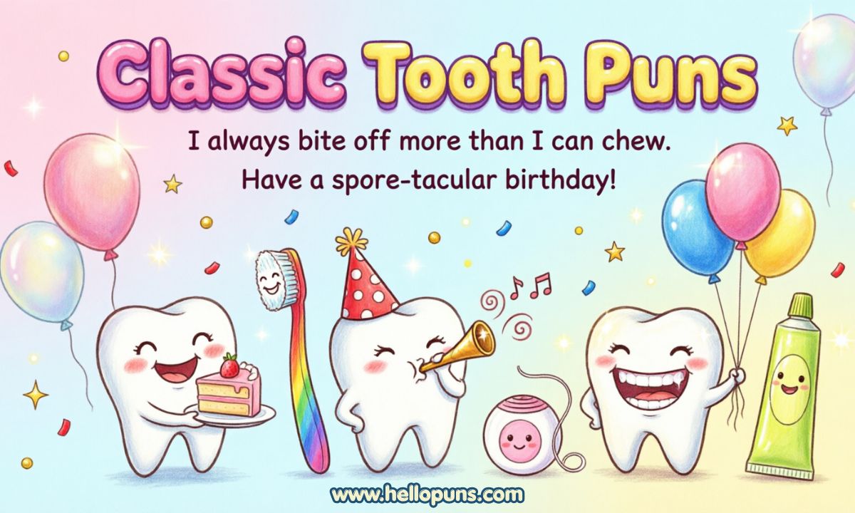 classic tooth puns
