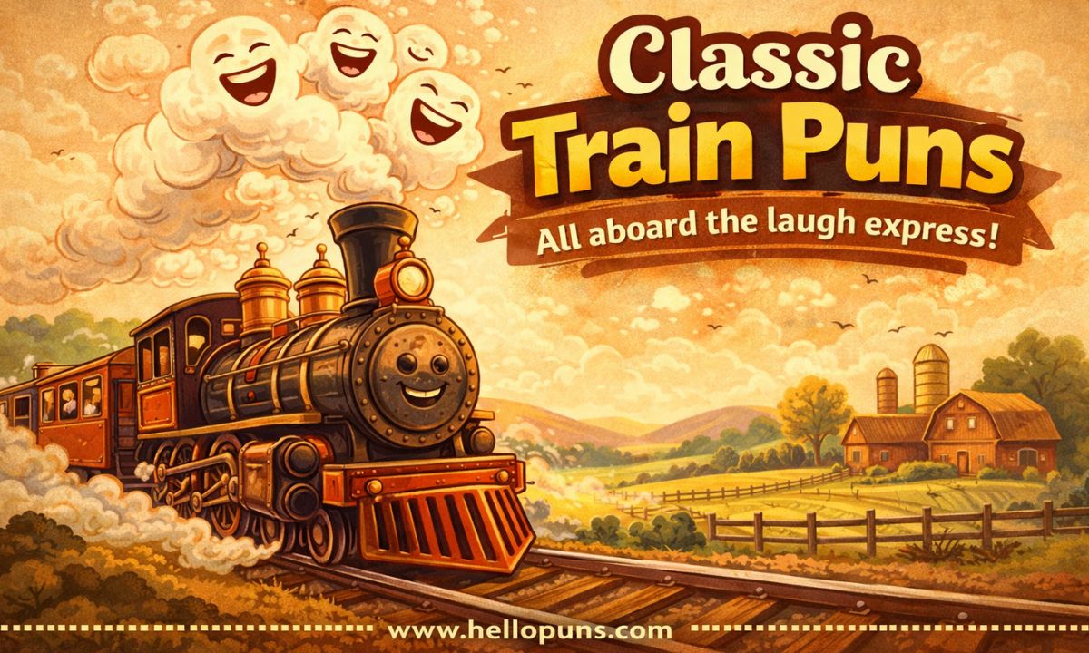 classic train puns