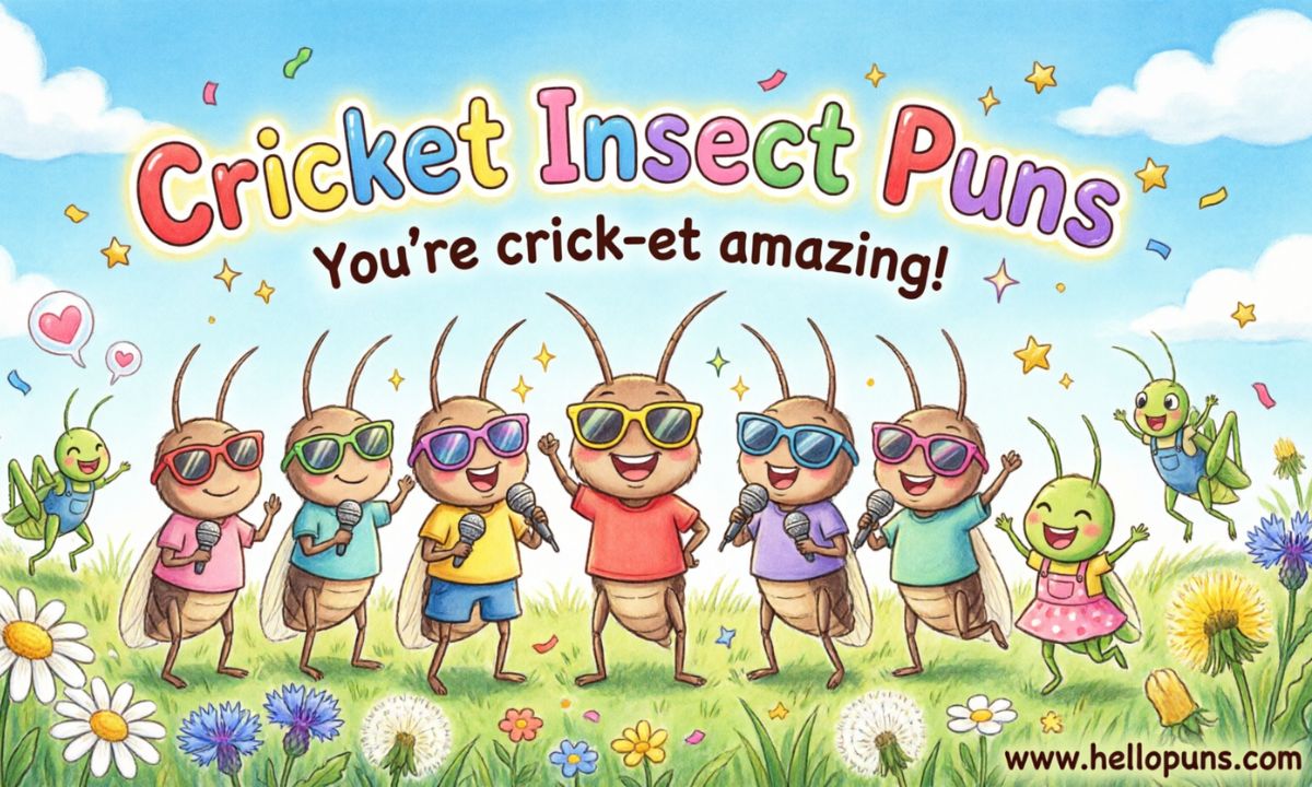 cricket insect puns