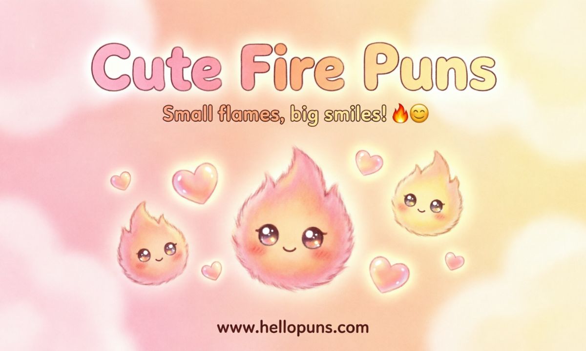 cute fire puns