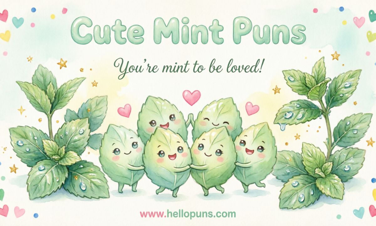 cute mint puns