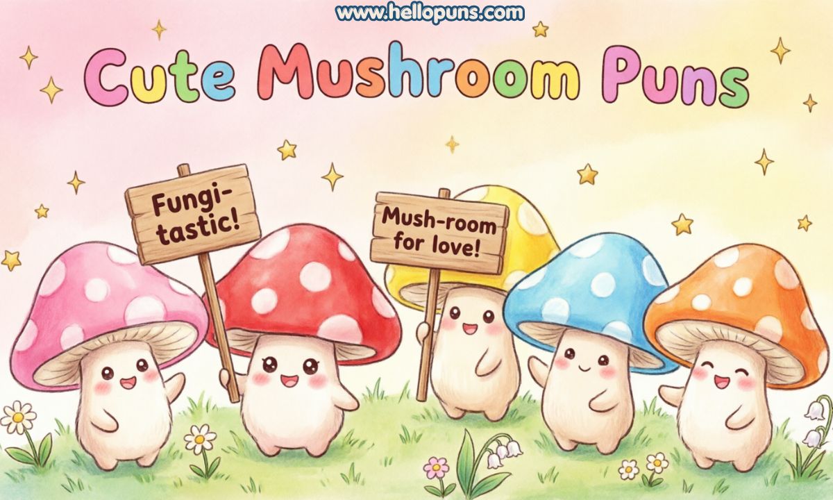 cute mushroom puns
